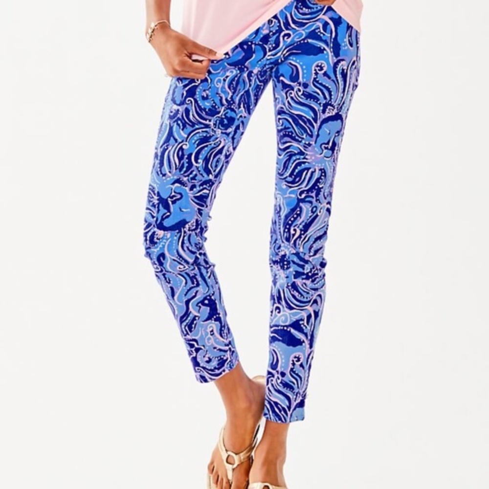 Lilly Pulitzer Worth Skinny Jeans in Coastal Blue Whispurr